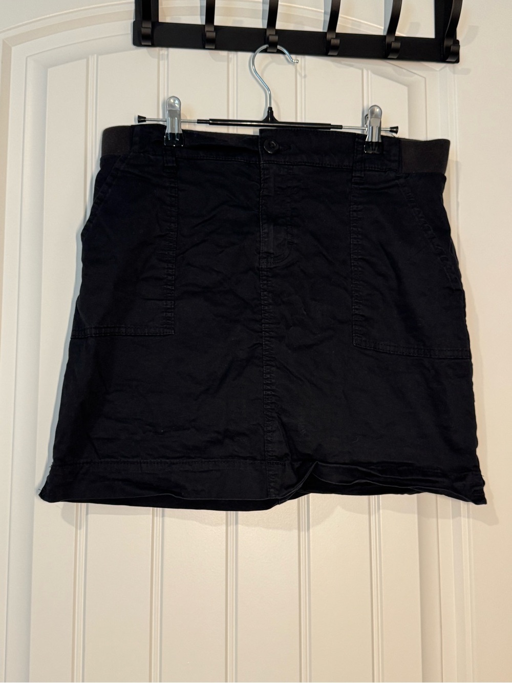Lee Black Cargo Skort with Stretch Waist